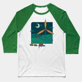 Green Living Baseball T-Shirt